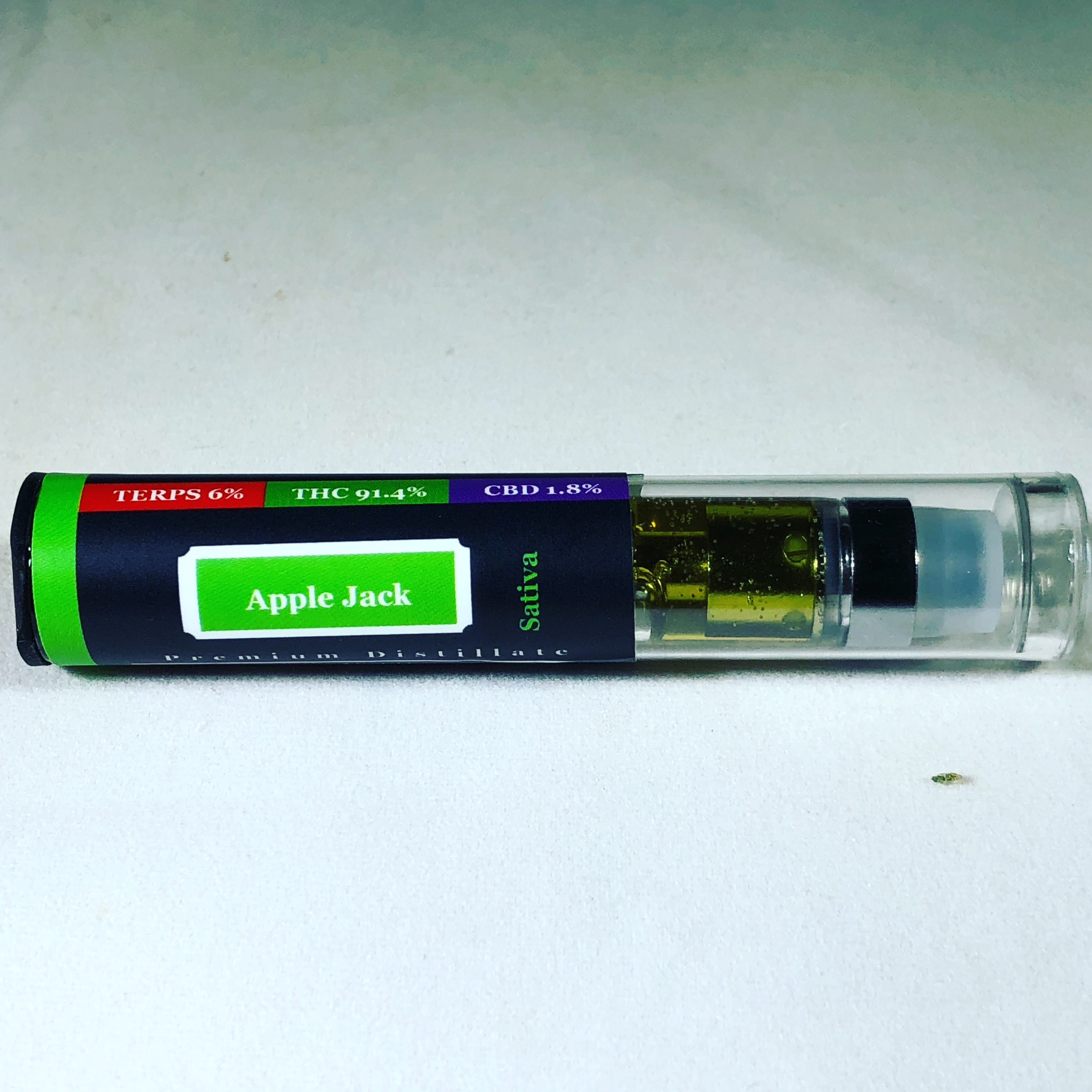600mg Apple Jack Distillate Cartridge Leafly